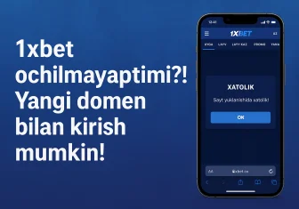 1xbet zerkalo domeni Uzbekiston uchun
